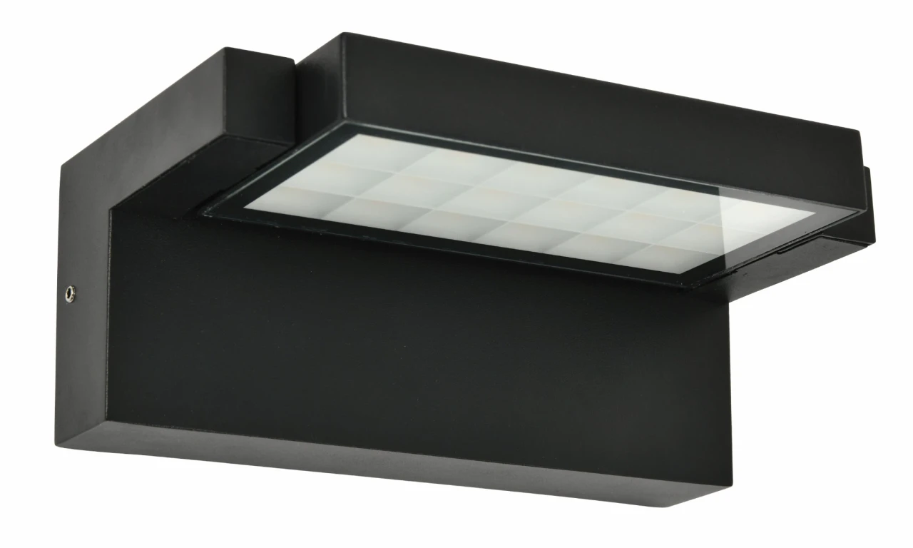 Black tiltable IP65 flood light