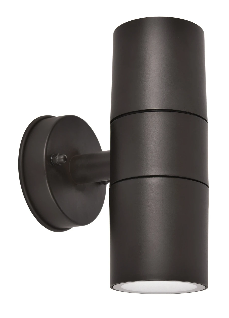 Up/down outdoor wall light in bronze