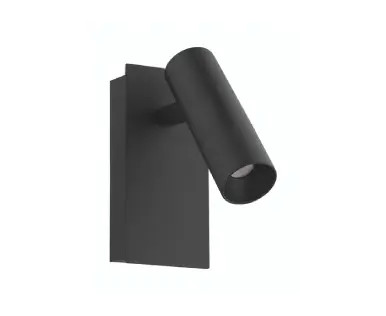 Black single spotlight