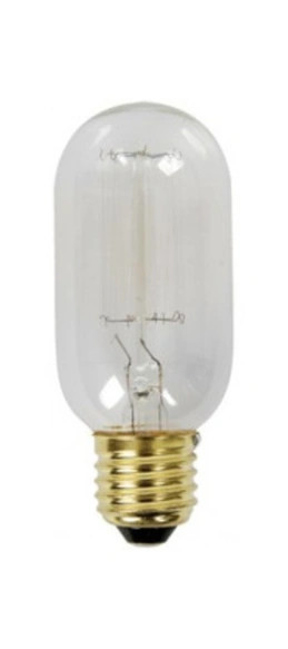 Clear T45 E27 bulb