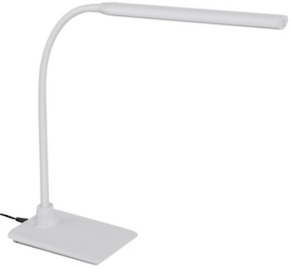White linear table lamp