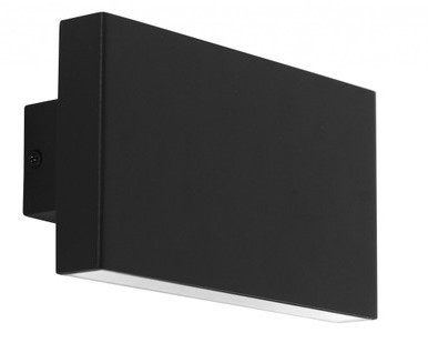 Black up/down wall light