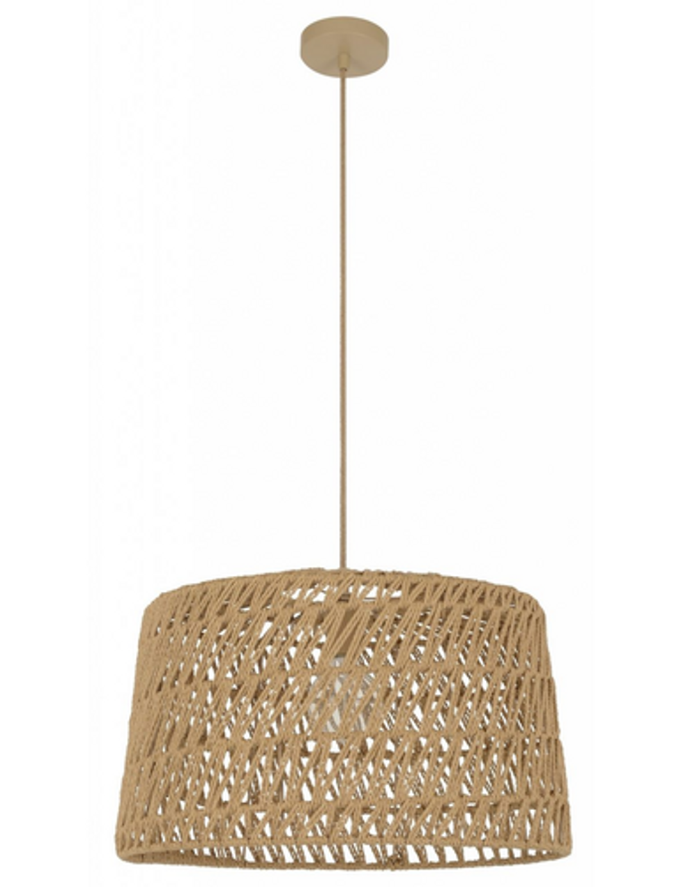 Natural woven 550mm pendant