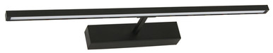 Black 900mm vanity wall light