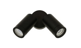 Black two-pan spotlight