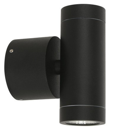 Black up/down pillar light