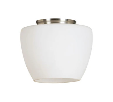 Frosted glass with nickel canopy