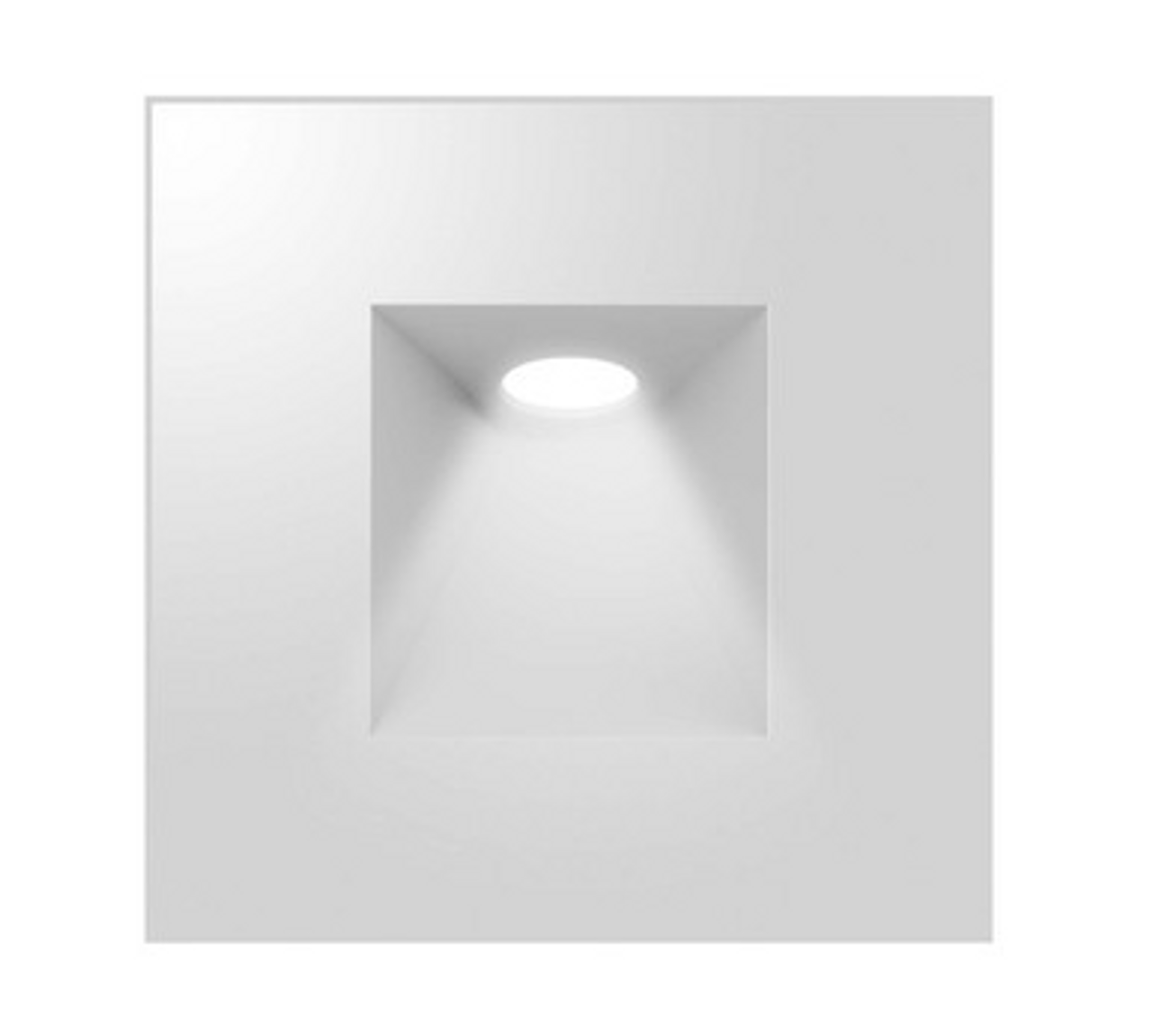 Square white steplight