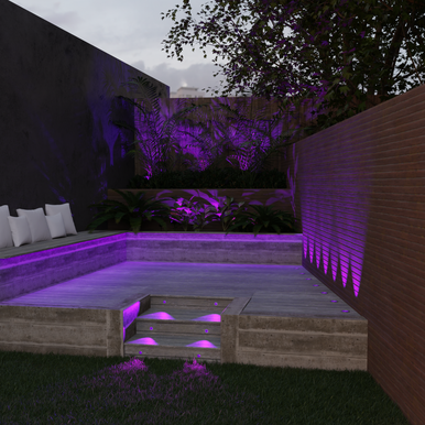 316 stainless steel 30mm deck light