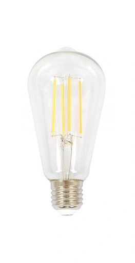LED ST64 E27 clear bulb