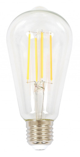 LED ST64 E27 clear bulb