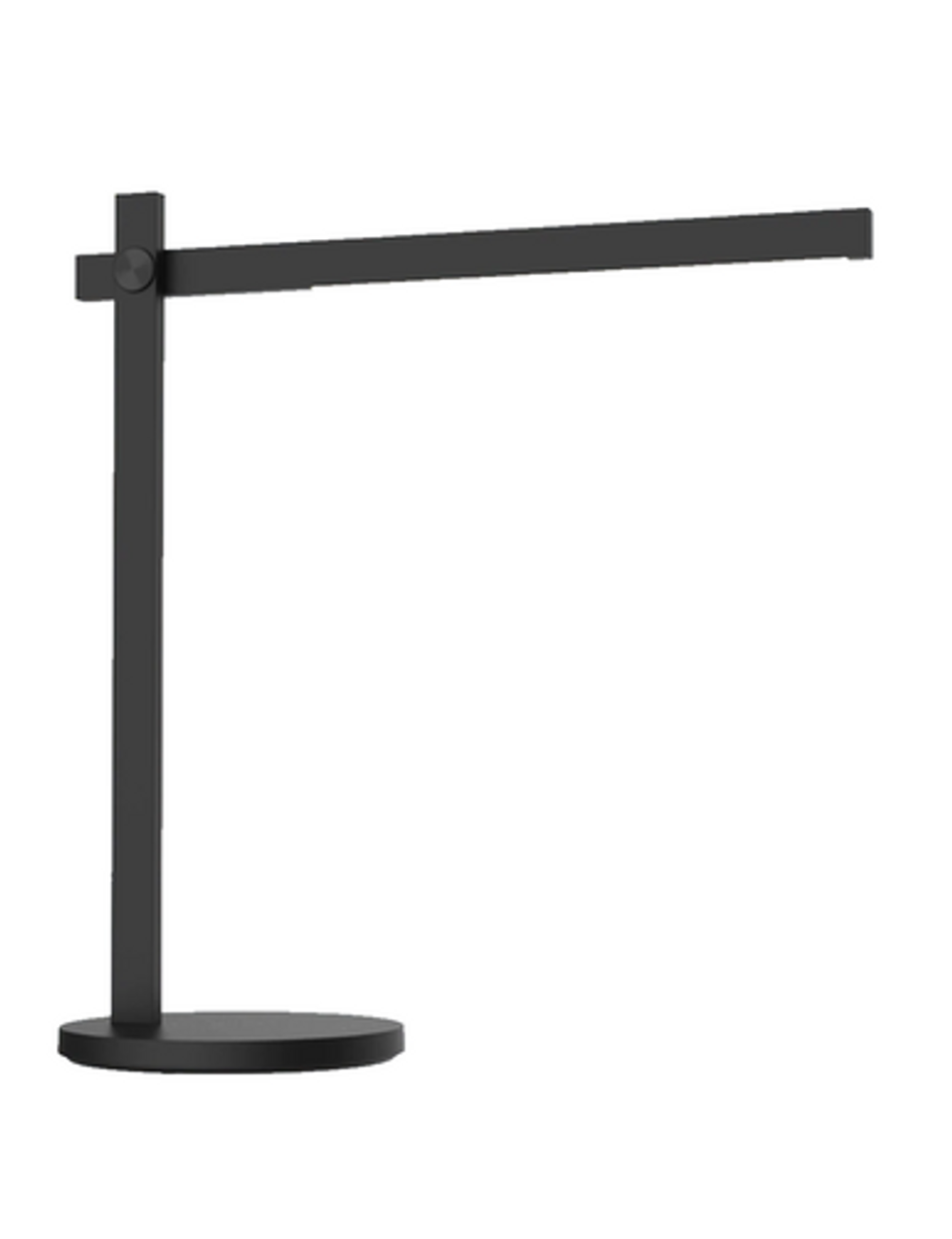Black linear table lamp