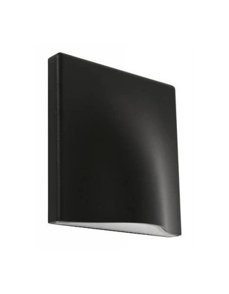 Textured black wall light