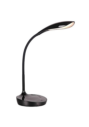 Black adjustable table lamp