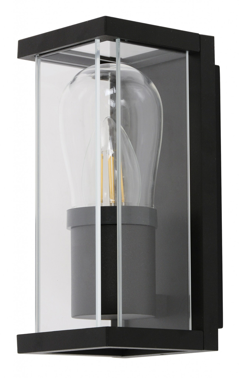 Ashton Wall Light IP65 Black - Lighting Direct Ltd
