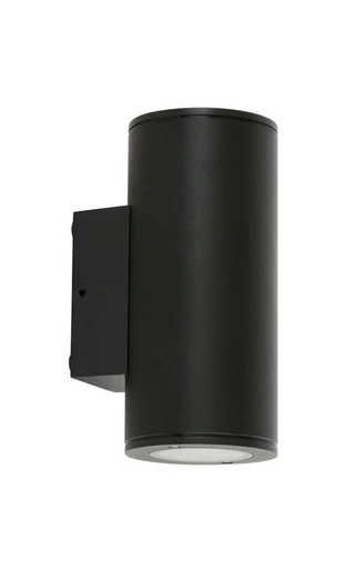 Black up/down pillar light