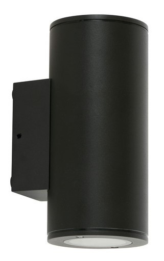 Black up/down pillar light