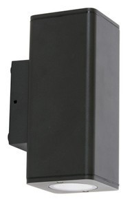 Black up/down pillar light