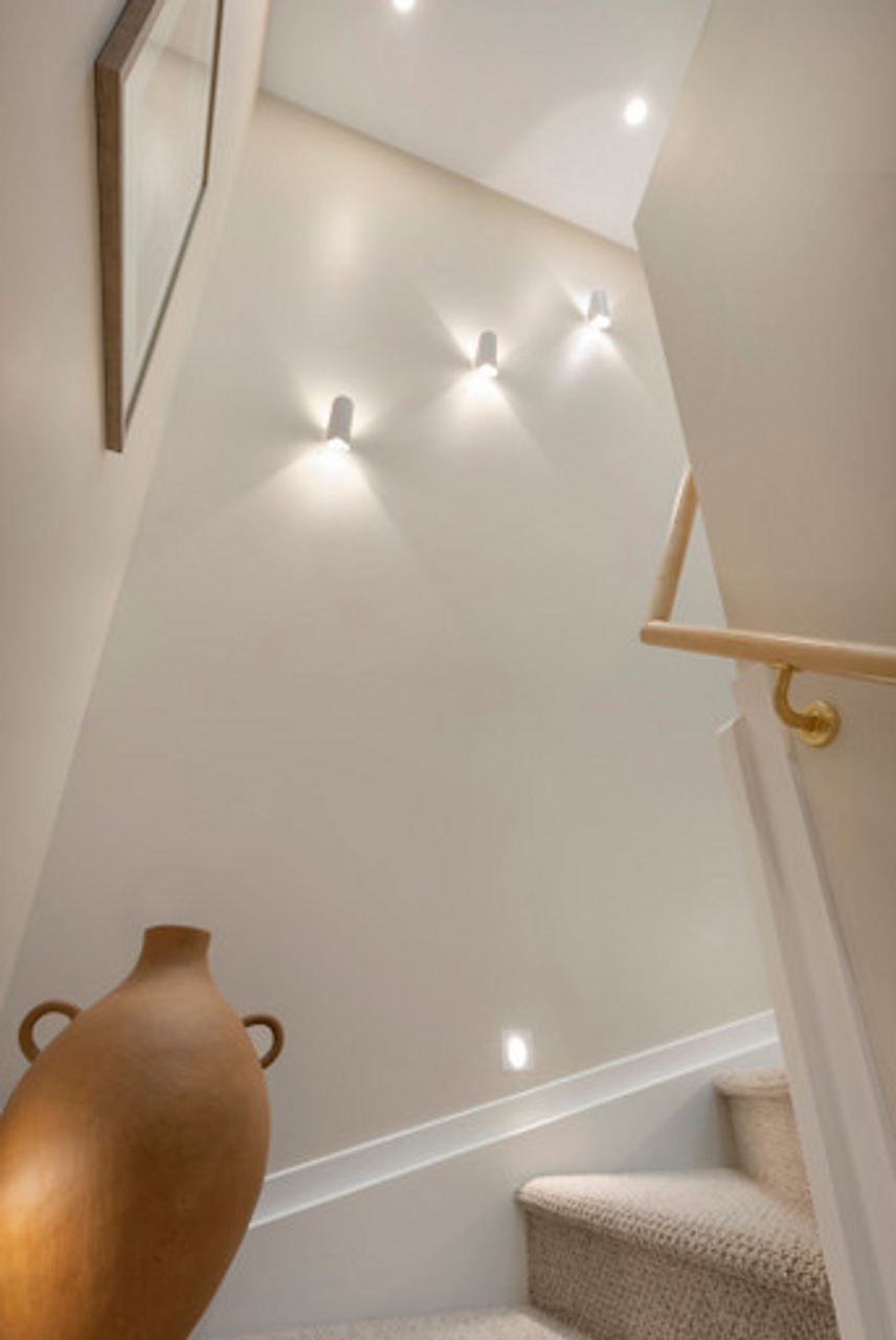 Sand white wall light with IP54 rating