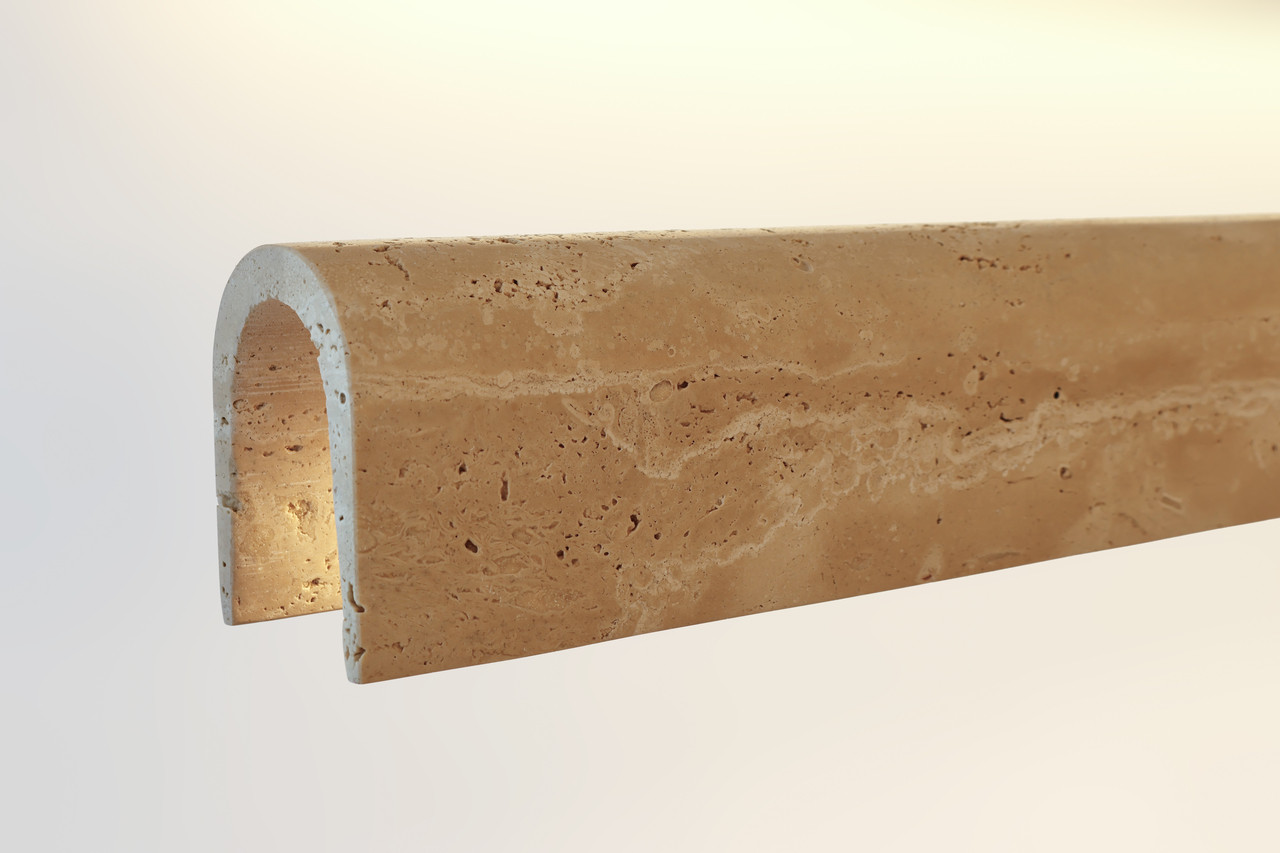 Menardi 1.5m CCT Dimmable Pendant Travertine | Lighting Direct
