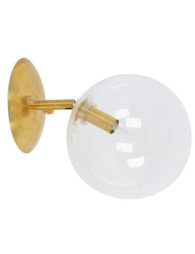Clooney Wall Light Brushed Brass Lighting Direct