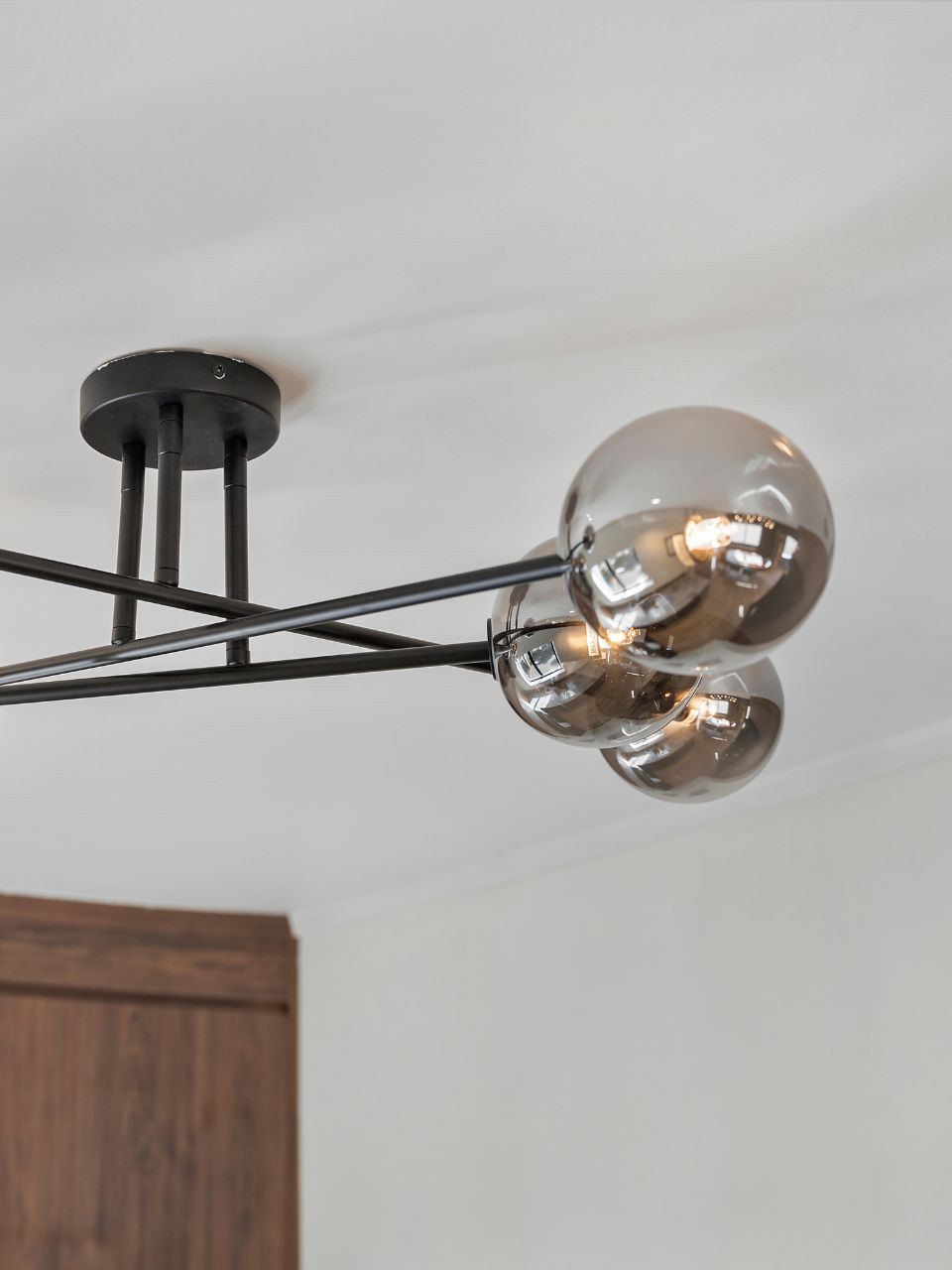 Clooney 6 Light CTC Matt Black Lighting Direct