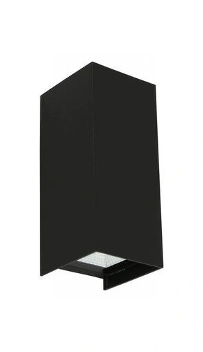 Matt black up/down light