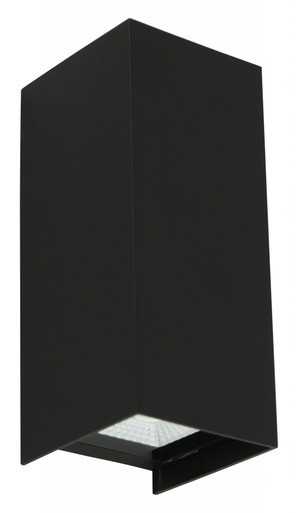 Matt black up/down light