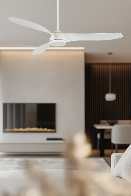 Oslo 52" DC Ceiling Fan with Remote White Oslo 52" DC Ceiling Fan with Remote White