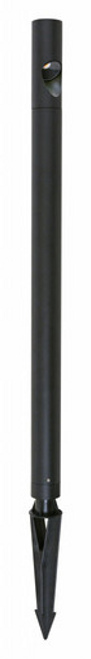 Black textured finish bollard