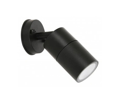 Black single spotlight with IP65 Rated