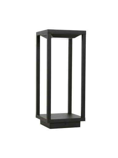 Black textured finish bollard