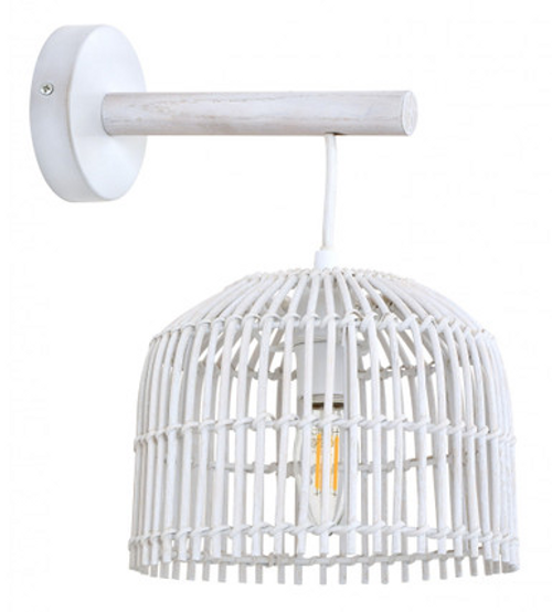 White woven wall light White woven wall light