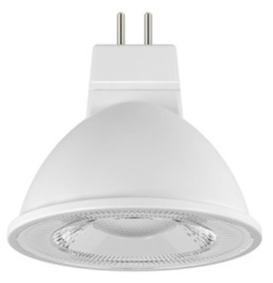 White MR16 LED bulb