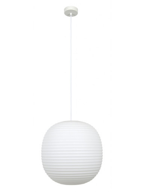Opal 400 pendant with white suspension Opal 400 pendant with white suspension
