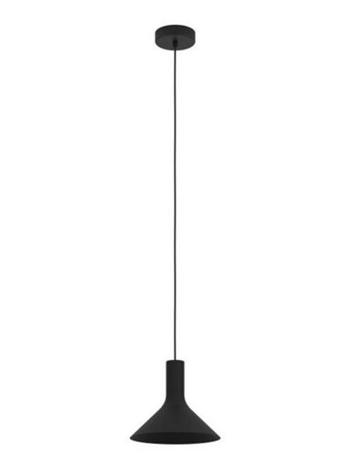 Black pendant with cone-like shade