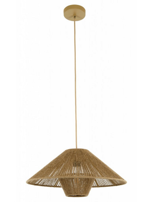 Natural woven hessian 500 pendant Natural woven hessian 500 pendant