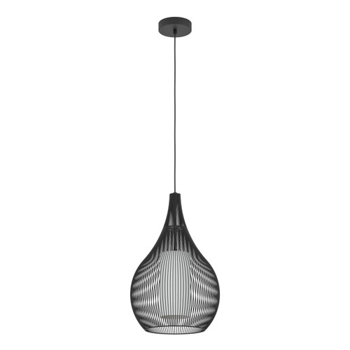 Cage large pendant black with white diffuser Cage large pendant black with white diffuser
