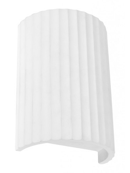 Gypsum ribbed wall light white Gypsum ribbed wall light white