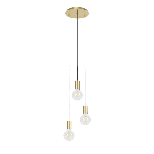 brass suspension pendant with clear lamps brass suspension pendant with clear lamps