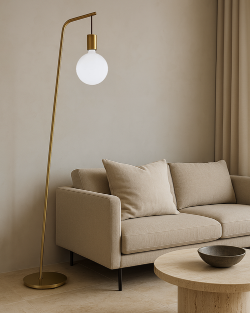 Brass floor lamp Brass floor lamp
