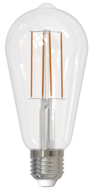 ST64 ES/E27 clear LED bulb