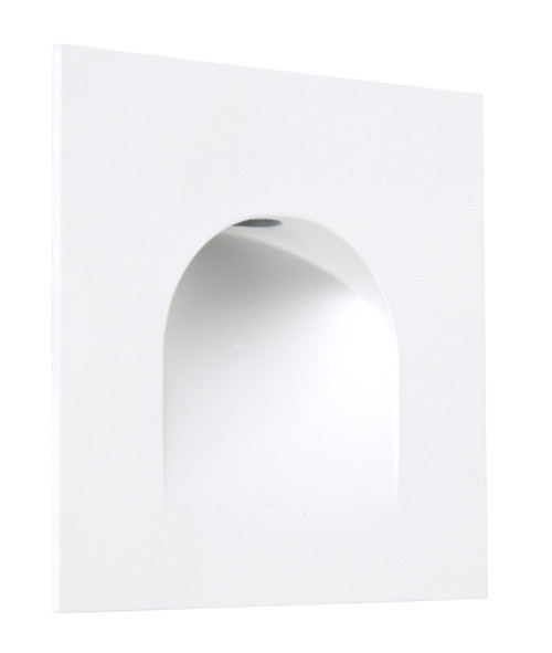 Arch-style steplight in white