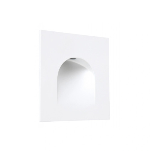 Arch-style steplight in white