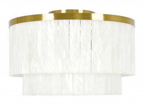 Marmont 10 Light Pendant Aged Brass Trim with Alabaster Glass Marmont 10 Light Pendant Aged Brass Trim with Alabaster Glass