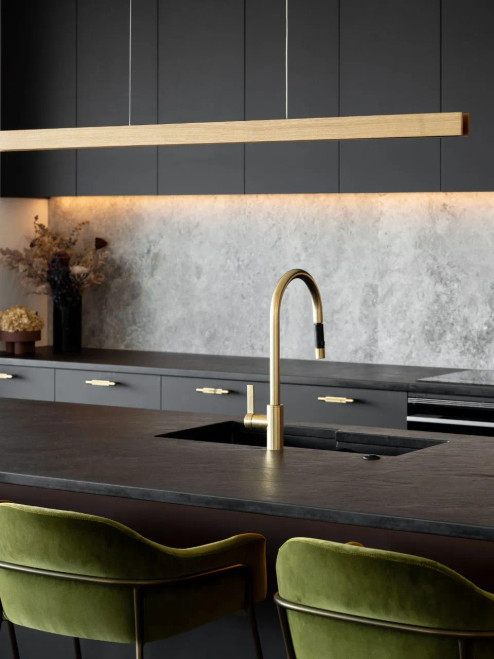 LED 1.8m timber pendant LED 1.8m timber pendant