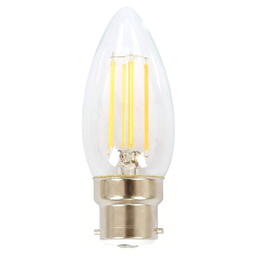 LED CANDLE BC 4.5W COOL WHITE CLEAR LAMP LED CANDLE BC 4.5W COOL WHITE CLEAR LAMP