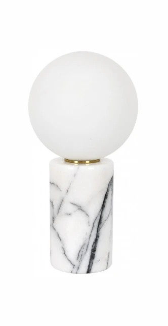 White Marble LED table lamp