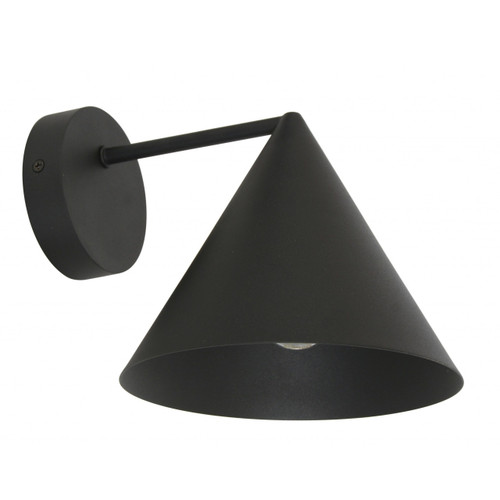 Black wall light