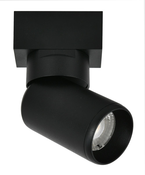 Black adjustable spotlight for our Magnetic Track series Black adjustable spotlight for our Magnetic Track series